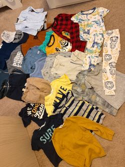 Boys clothing Zara H&M Carters Size 4T-5 Great condition. Total 40 pieces