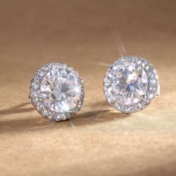 Moissanite Diamond Earrings