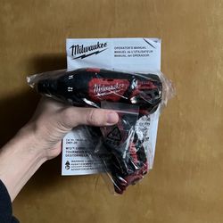 BRAND NEW Milwaukee Screwdriver M12 1/4” Hex Cordless Tool Only 2401-20 red NO BATTERY m 12 volt