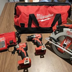 Milwaukee M18 Power Tools ( No Batteries Included)
