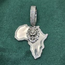 VVS D Moissanite Pig Pendant 925 Silver