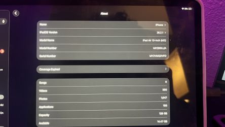 iPad Air (M2) 13-Inch 128gb With Apple Pen