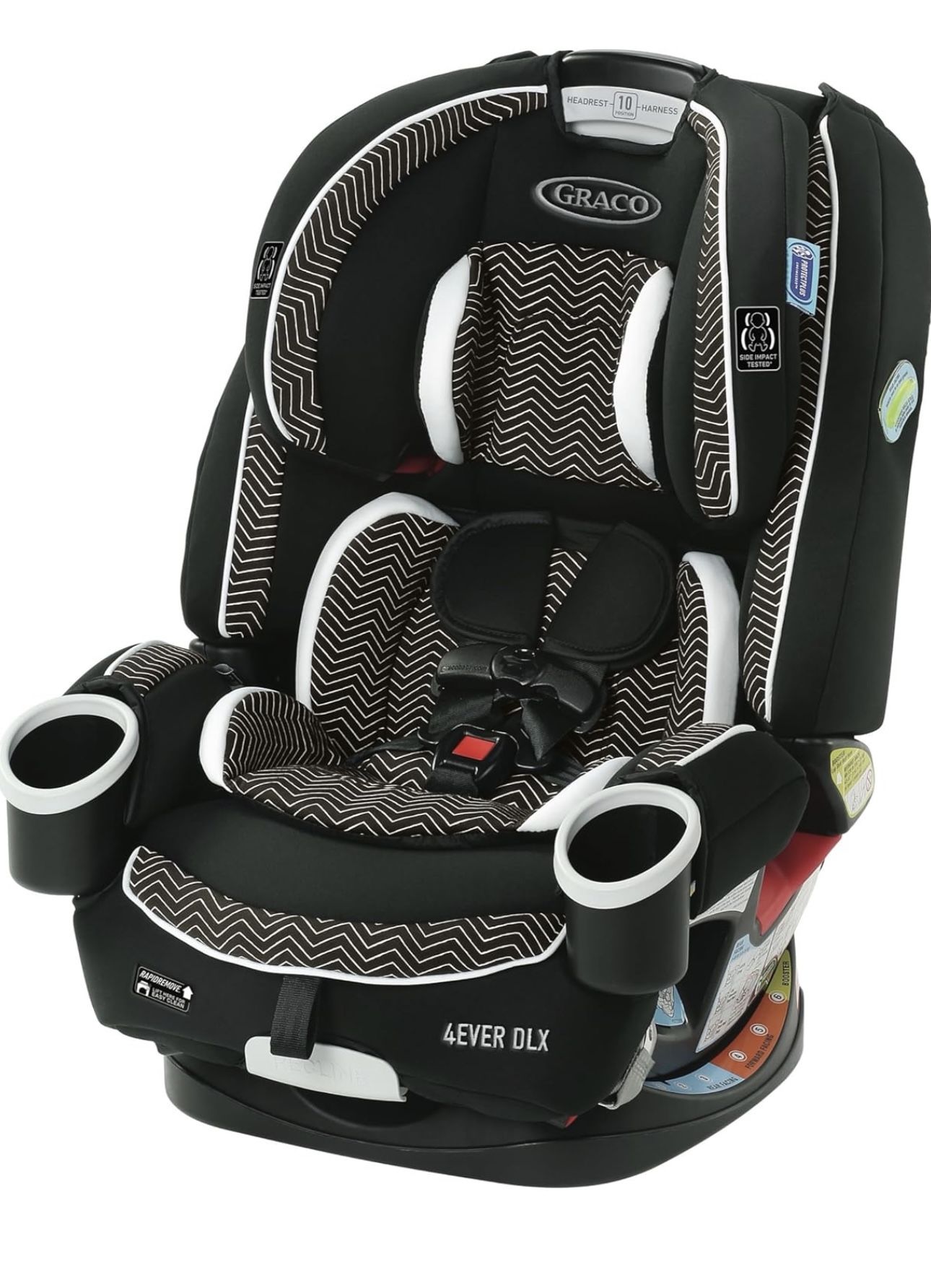 Graco 4Ever 4 in 1 Car Seat, TrueShield Side Impact Technology, Harness System Open box item is new! Keep your little one safe and comfortable wi