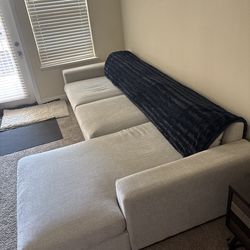 Joy bird couch, 2022, off white, 10ft long, comes in two pieces