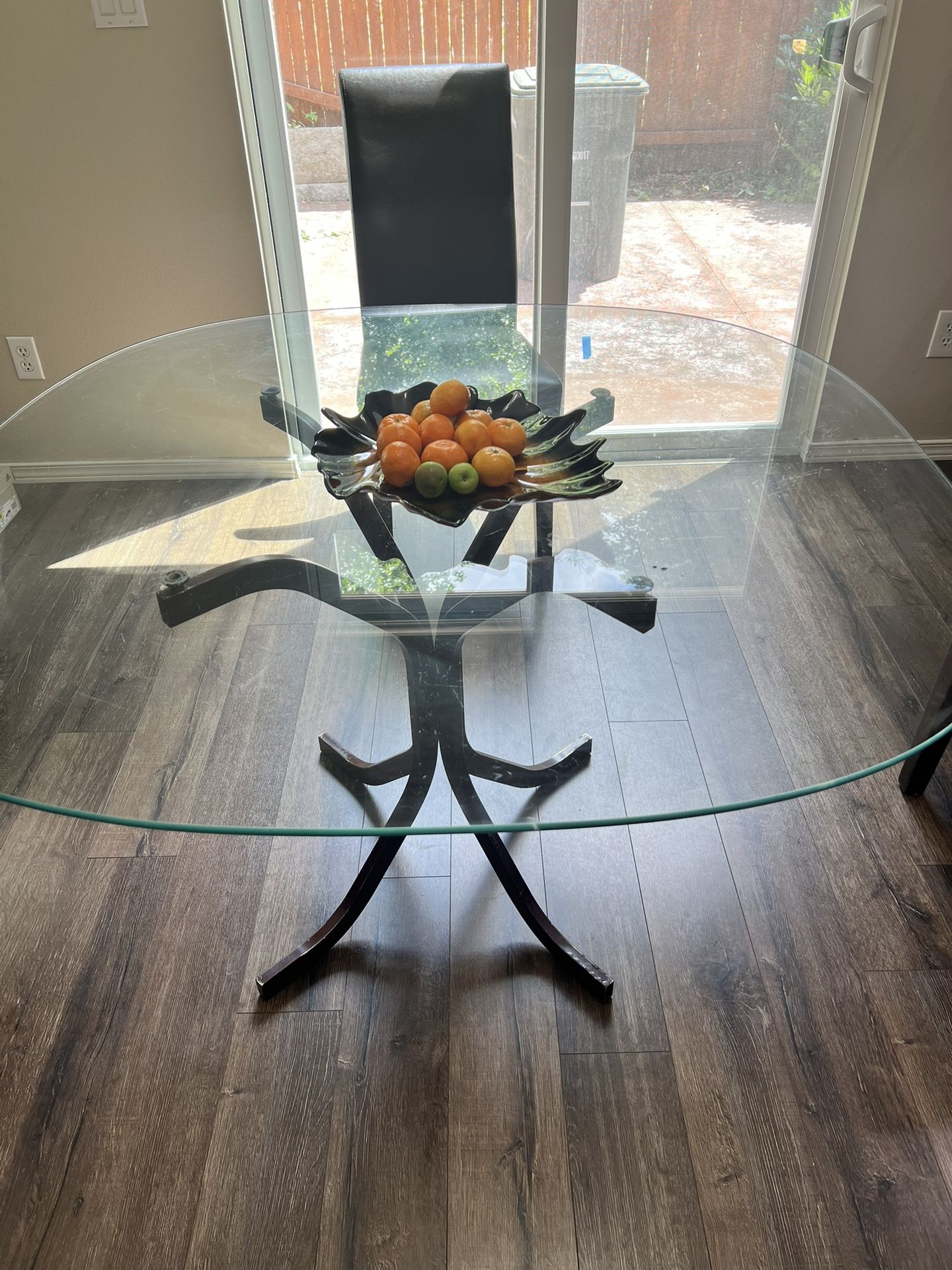 Glass Dining Table $100