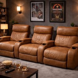 Brown Reclining Living Room Set