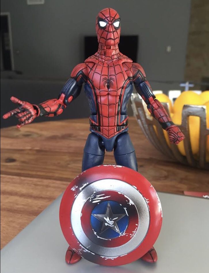 Spider man marvel legends captain America civil war