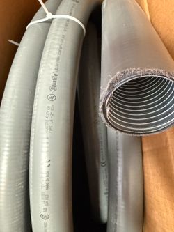 Conduit, Liquid-Tight, 2-1/2" x 25', Flexible, Steel, Gray