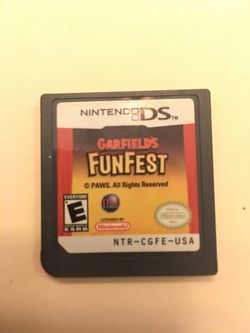 Nintendo ds Garfield’s funfest