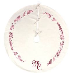 Mariah Carey Official All I Want for Christmas is You Tree Skirt
