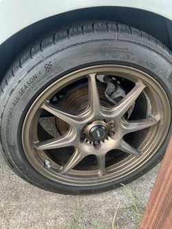 Konig 18 inch rims W/tires
