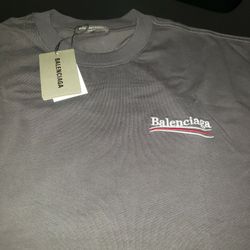 Balenciaga Campaign Oversized Short Gray Large