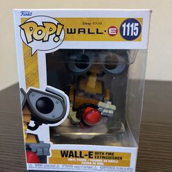 WALL-E w/ Fire Extinguisher Funko Pop #1115 Disney Pixar Movies Animation Walle