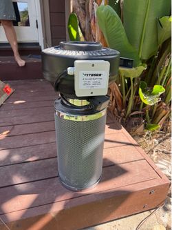 6” in-line fan