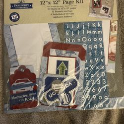 Passports For Scrapbooking 12 x 12 Vacation Page Kit Paper Stickers Embellishments