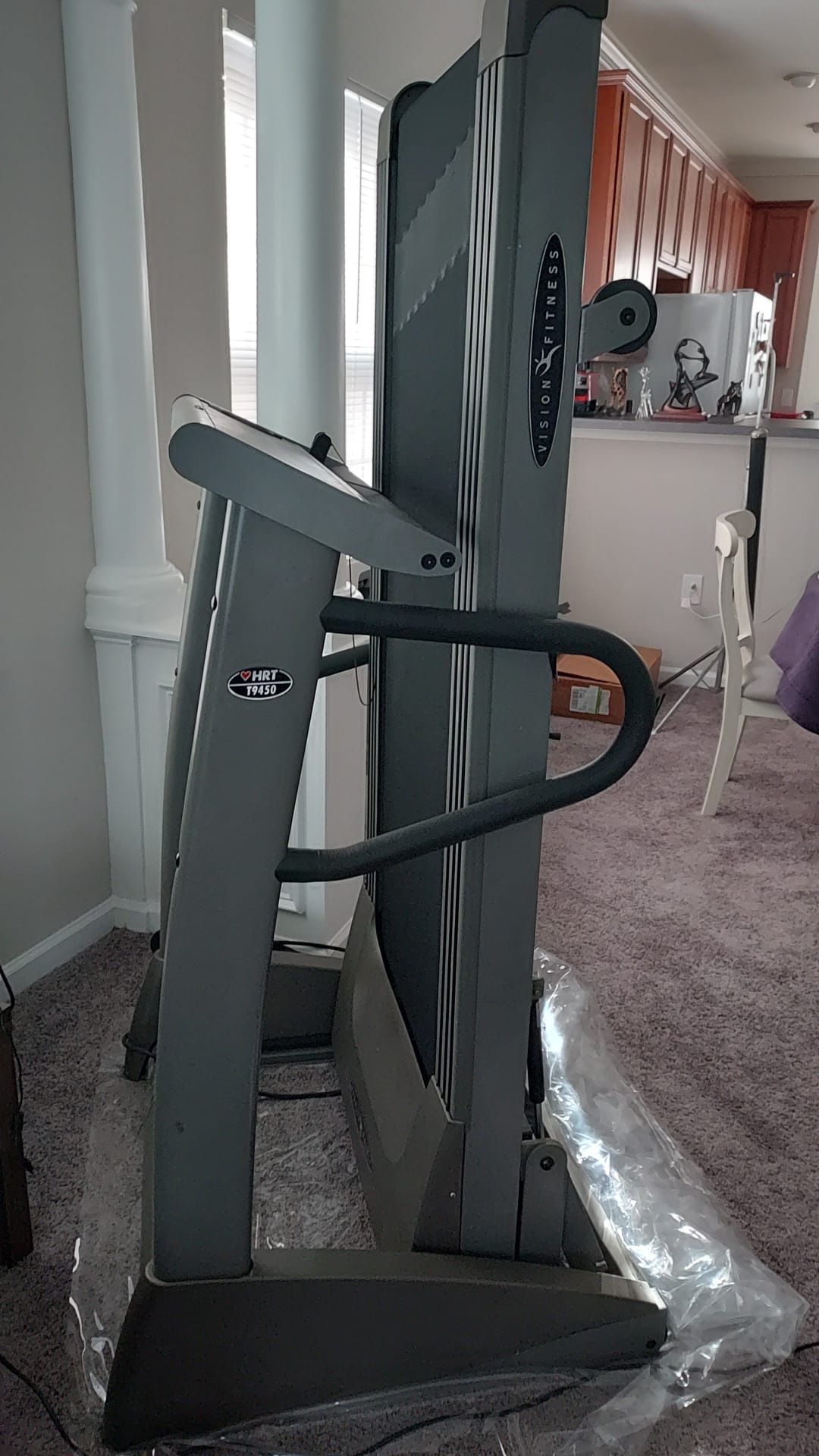 Vision Fitness T9450HRT Folding Treadmill