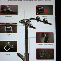 2 Bike Tow Hith Rack $65 Obo