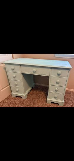 Wooden desk
