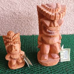 Polynesian Tiki Statues Nice! ( Please Read Full Description).