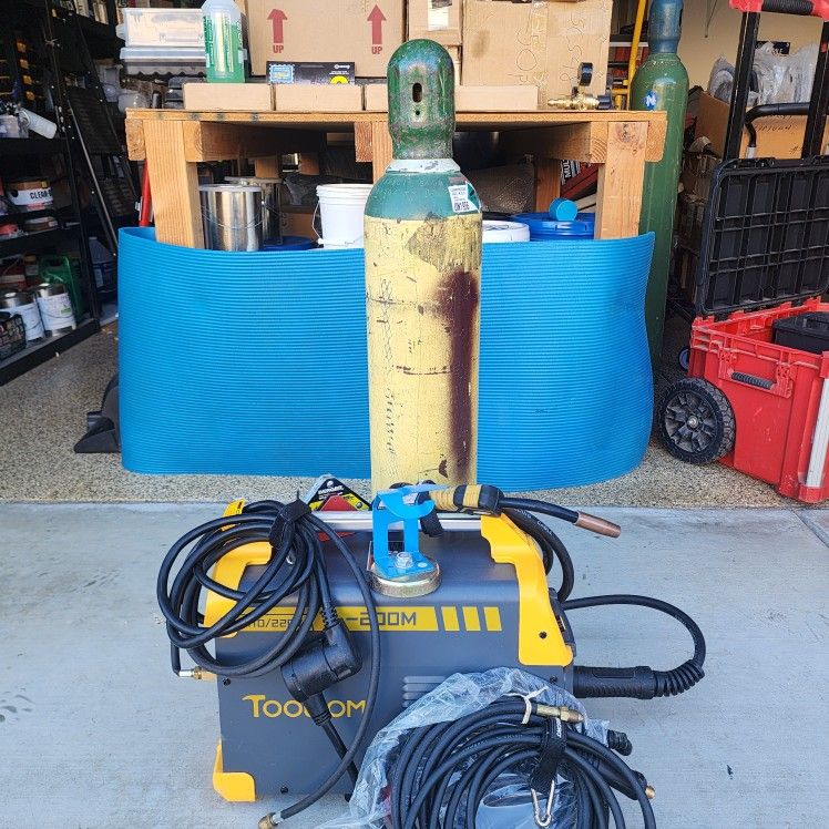 Welding Machine And MIG Tank (Almost Full) 