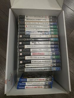 Playstation PSP PSVita Japanese Video Games Lot
