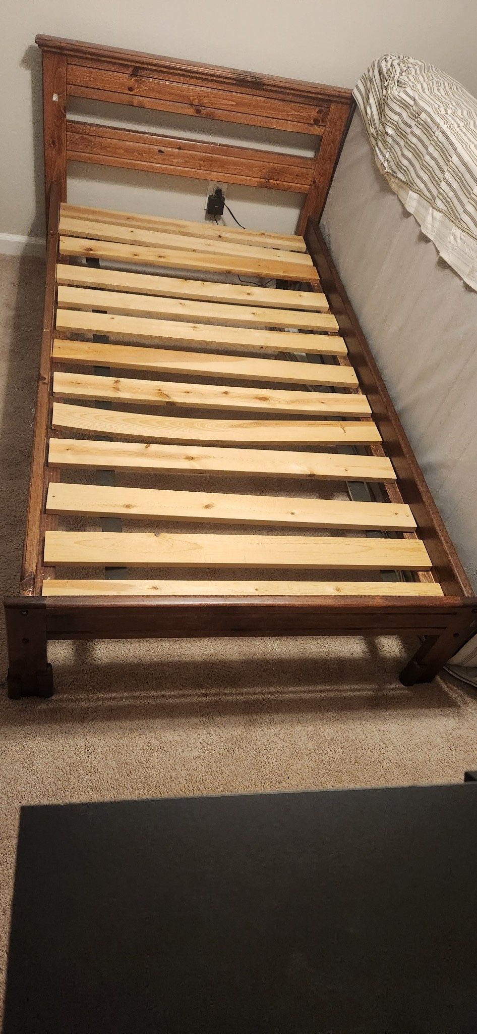 Twin Wood Bed frame From Living Space