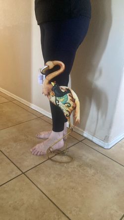 Iron flamingo