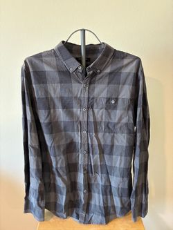 Structure Men's Plaid Button-Down Shirt
