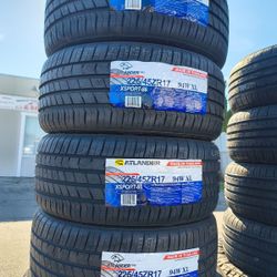 225/45/17 New Tires Set Of 4 Tires Atlander Installed And Balanced Set De 4 Llantas Nuevas Instaladas Y Balanceadas