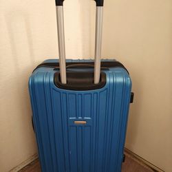 Cavalet Swedish 17*12*27(WxDxH) 4 Spin Wheel Checked Hardside Expandable Luggage