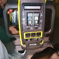Ryobi Generator Two Batteries And Charger No