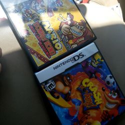 2 Nintendo DS Games, Mario Vs Donkey Kong Mayhem, Crash Boom Bang