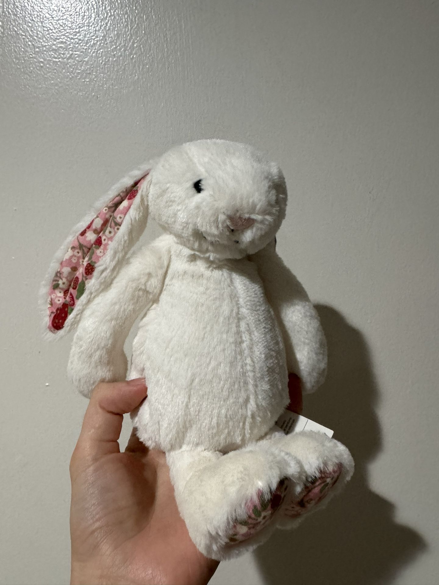 Jellycat Blossom Blush Bunny 'Berry ' Small Authentic NWT