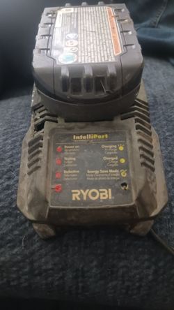 Ryobi battery and charger