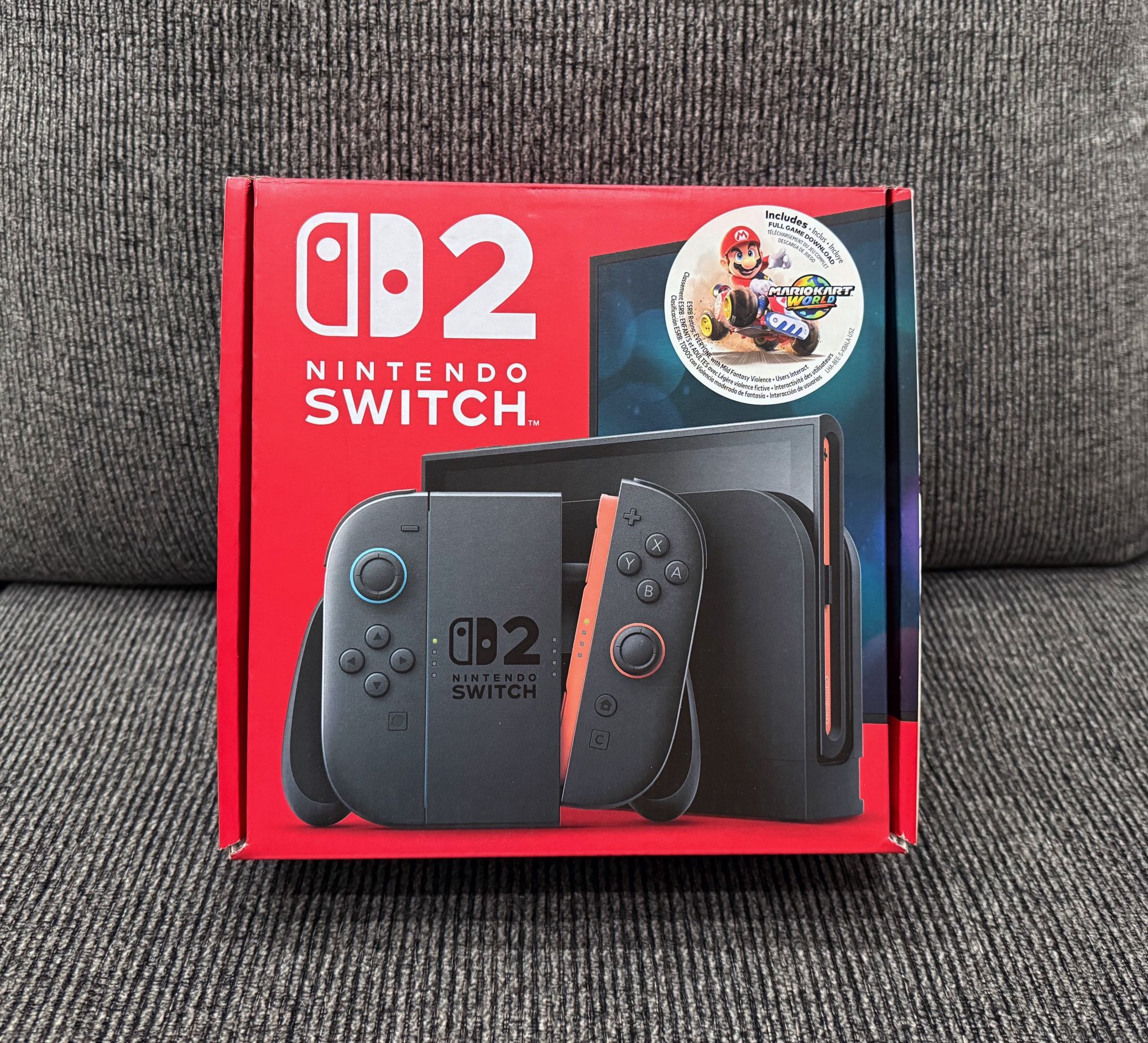 Nintendo Switch 2 Console New Sealed Mario Kart World Bundle
