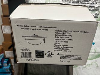Lot of 6 led light fixtures
