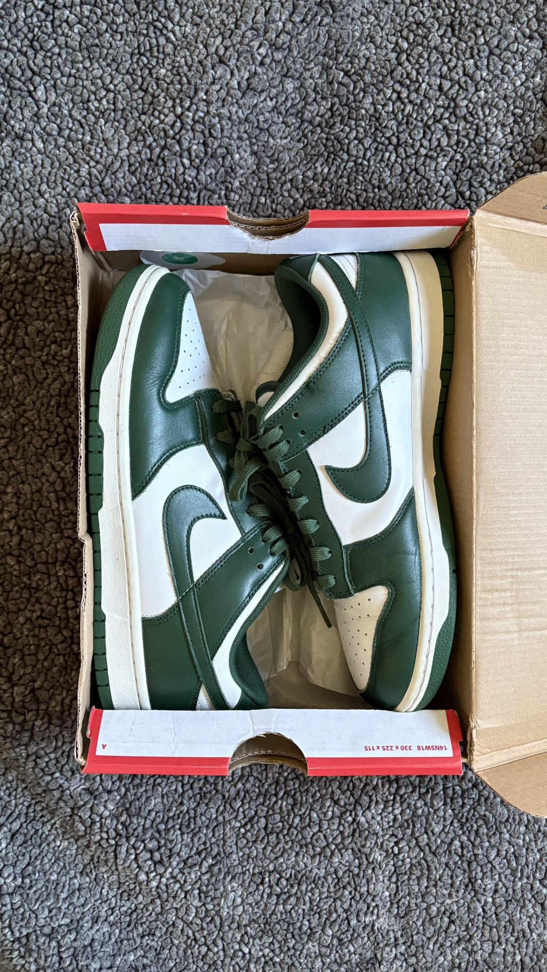 Nike Dunk Low 'Michigan State'