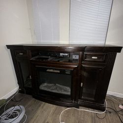 Electric Fire place Table 