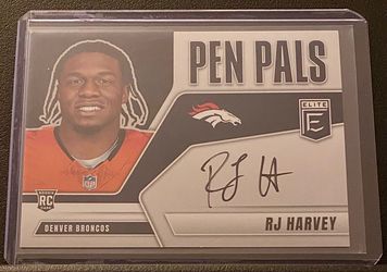 2025 Donruss Elite RJ Harvey Rookie Pen Pals ON CARD AUTO