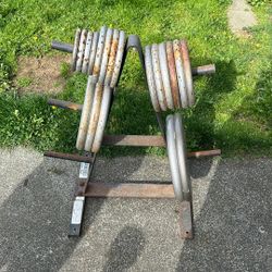 Weights And Work Out Bench 