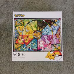 Pokémon Jigsaw Puzzle Eevee Evolutions Series 1 - 500 Piece Buffalo Games NEW