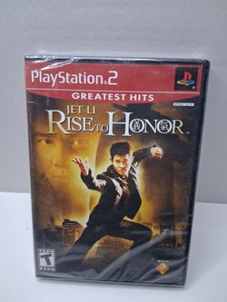 PS2 Jet Li RISE TO HONOR Video Game new sealed selling for only $15