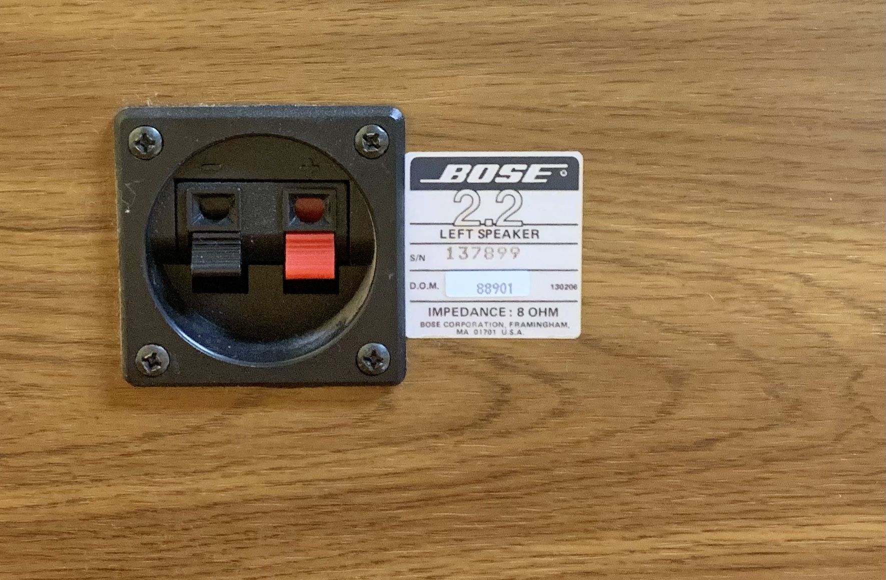 Bose home audio speaker set model 2.2 *NICE*