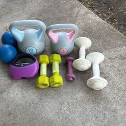 Dumbbell, Kettlebell Weights