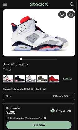 Air Jordan 6 Retro Tinker