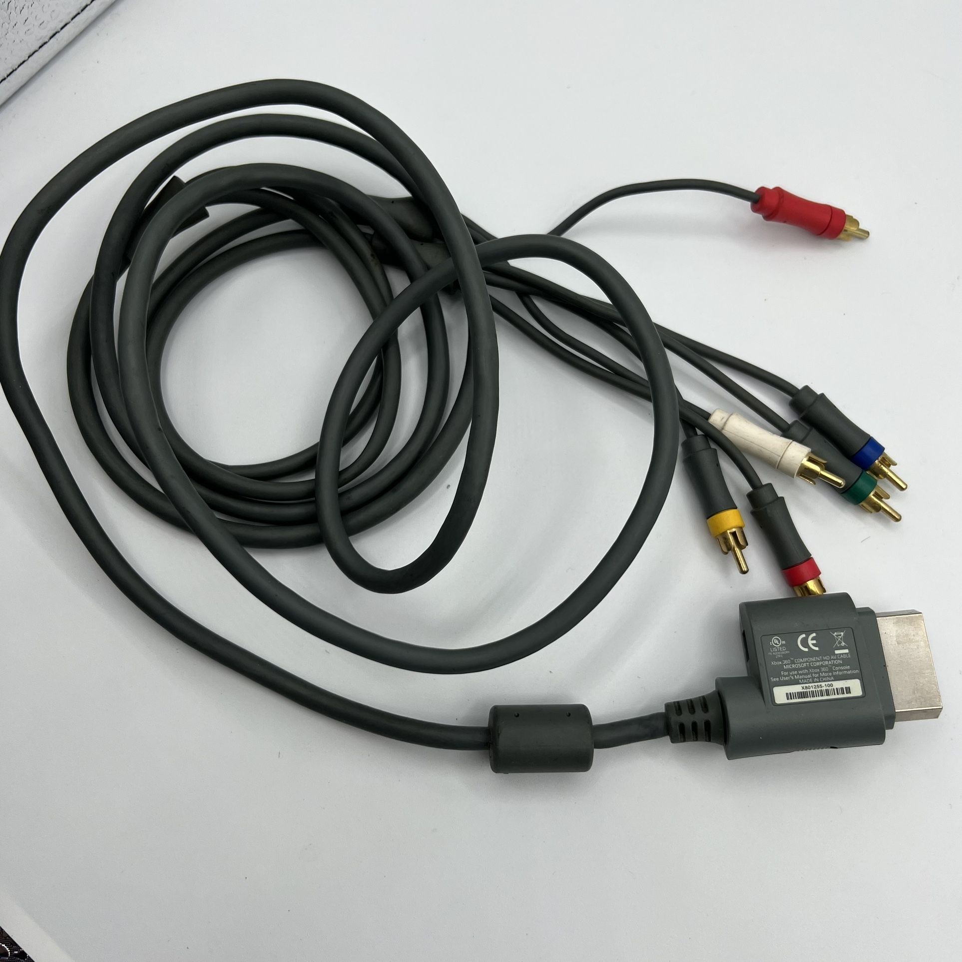 Microsoft Corporation Xbox 360 Component HD AV Cable TV/HDTV Switch Preowned OEM