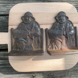 Vintage 1928 Cape Cod Fisherman Bookends