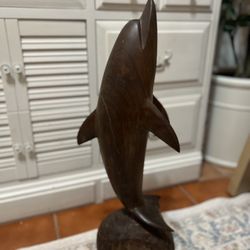 Old Iron Wood Dolphin