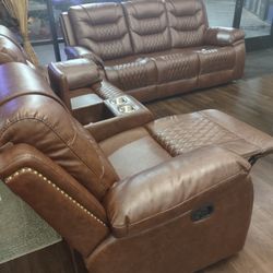 New Recliner Sofa And Loveseat