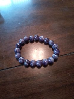 Amethyst Stretch Bracelet AAAAA Quality